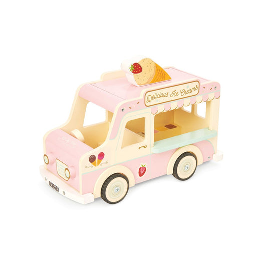 Houten ijscowagen