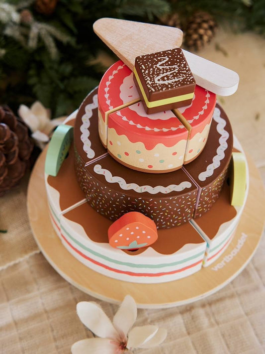 3-laags fruitcake van gecertificeerd hout